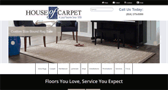 Desktop Screenshot of houseofcarpetrichmond.com